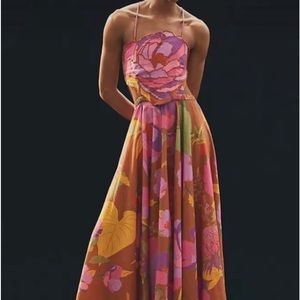 Farm Rio - Embroidered Flower Top Maxi Dress